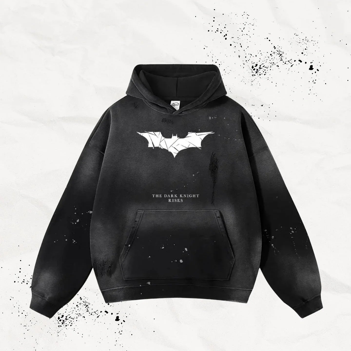 American Hoodie Y2K Clothes Mens Womens Streetwear Harajuku Gothic Bat Graphic Print Oversized Black Hoodie Sweatshirt Clothes