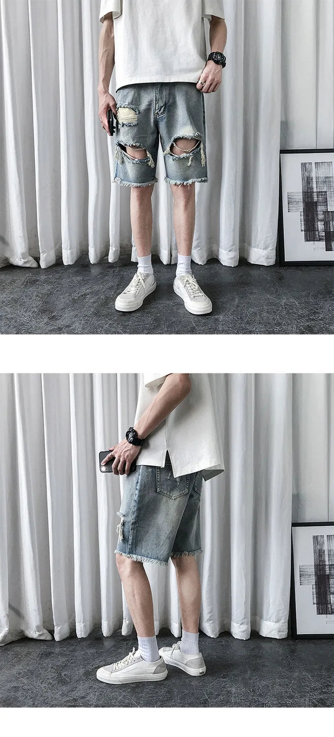 Men Pant Man Jeans High Waist Denim Pants Wide Leg Denim Clothing Blue Jeans Vintage Quality Fashion Straight Pants jeans