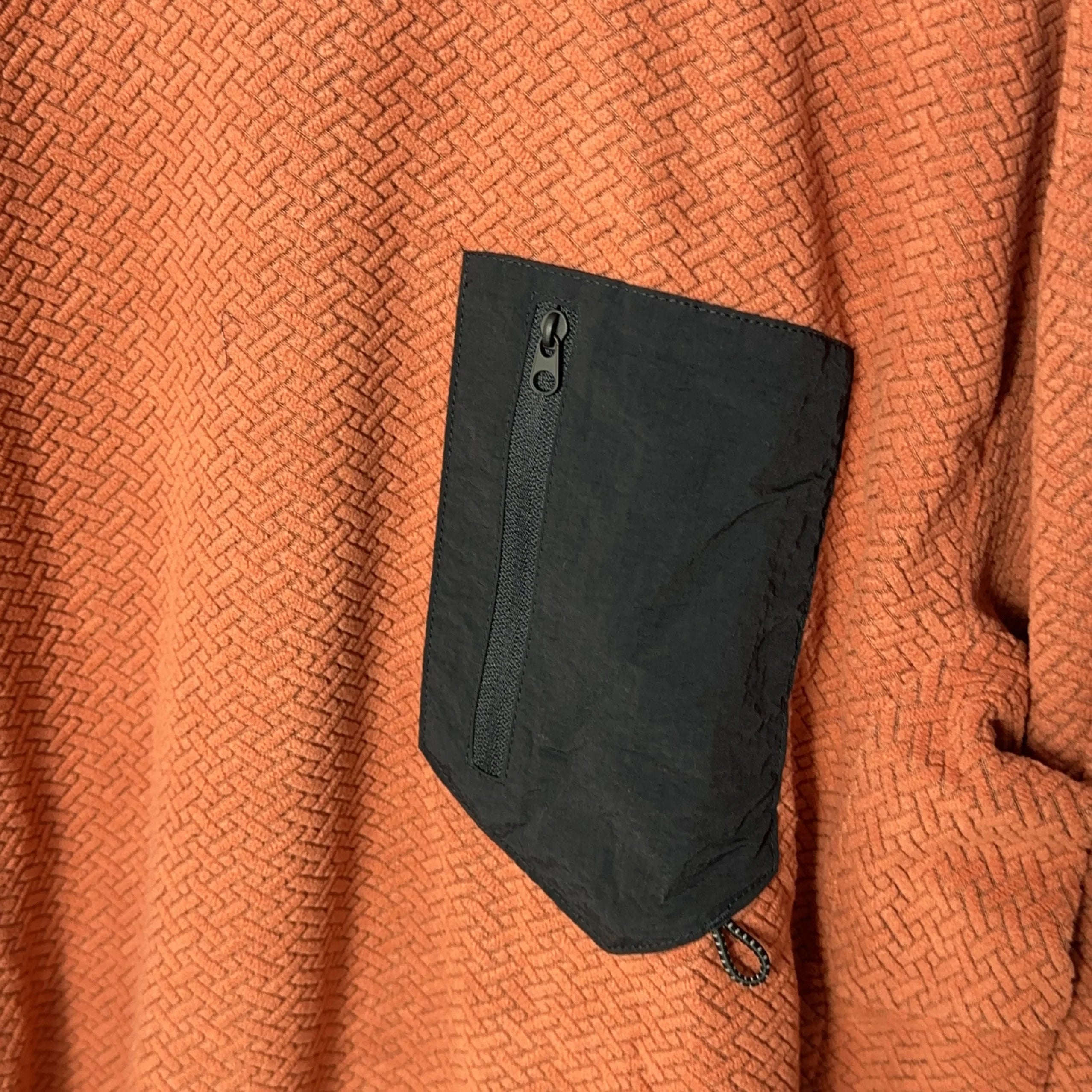 Original Men's Hoodie Sweatshirt Casual Leisure Top Polyester Fiber Warmth Youth Style round Neck with Chest Pocket Unisex
