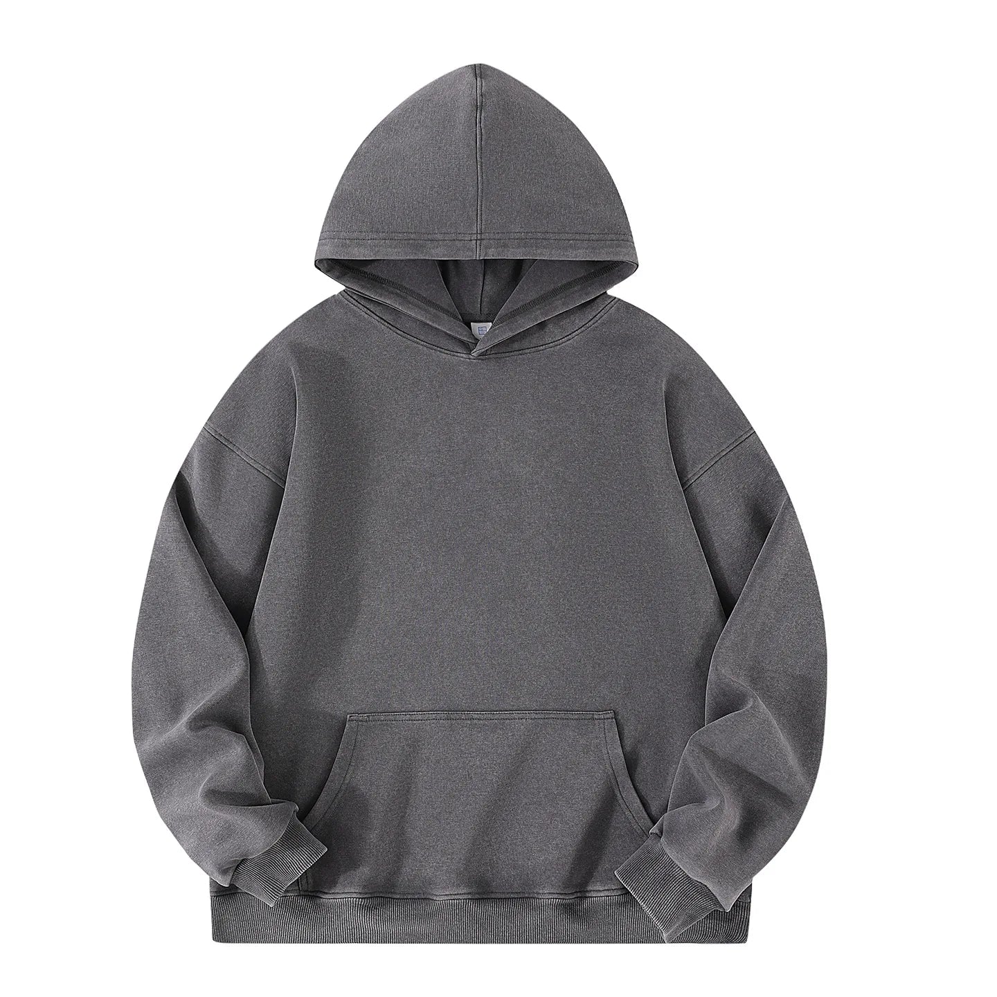 Customized Hoodie High Quality Street Retro Washed Mens Hooded Sweatshirt DIY Your Brand Design Personalized Team Clothing