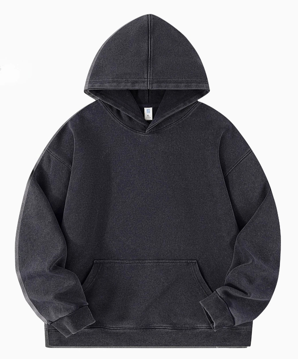 Customized Hoodie High Quality Street Retro Washed Mens Hooded Sweatshirt DIY Your Brand Design Personalized Team Clothing