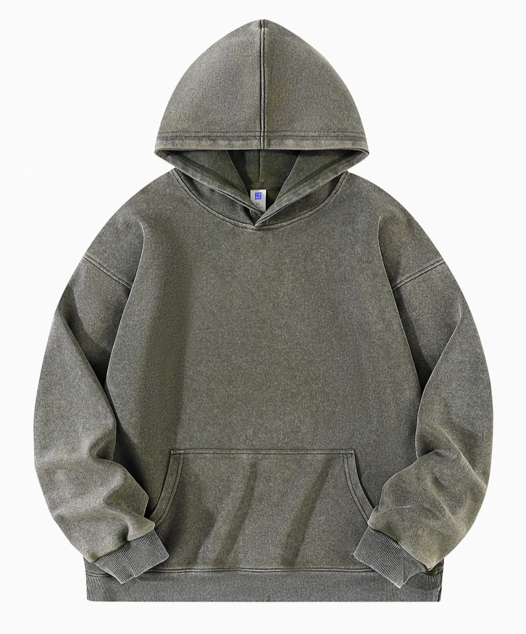 Customized Hoodie High Quality Street Retro Washed Mens Hooded Sweatshirt DIY Your Brand Design Personalized Team Clothing
