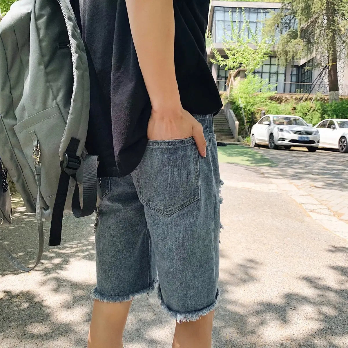 Men Pant Man Jeans High Waist Denim Pants Wide Leg Denim Clothing Blue Jeans Vintage Quality Fashion Straight Pants jeans
