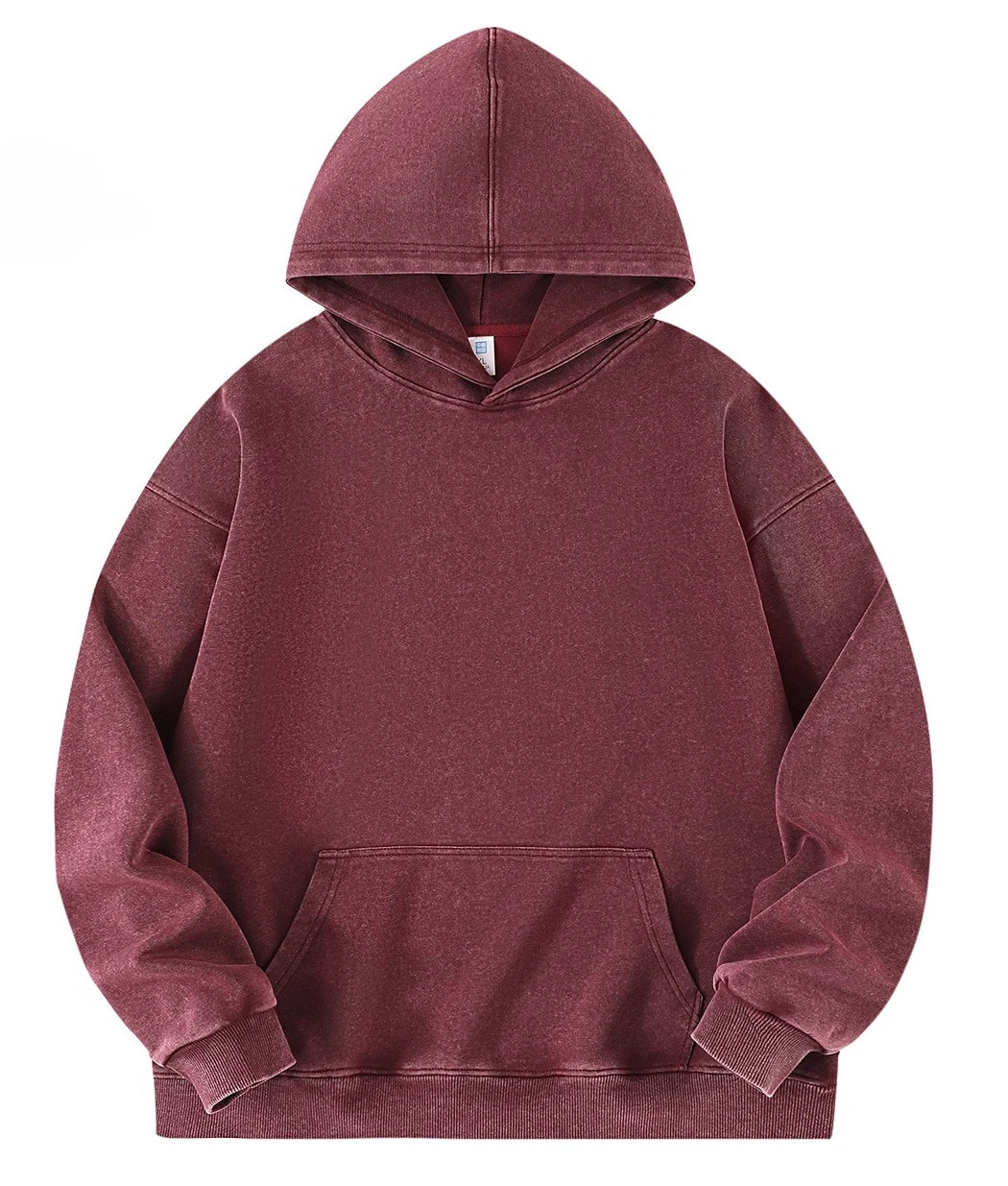 Customized Hoodie High Quality Street Retro Washed Mens Hooded Sweatshirt DIY Your Brand Design Personalized Team Clothing