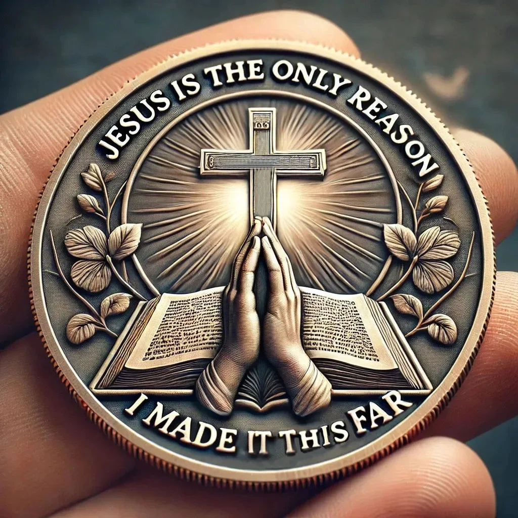 Hot Sale Christian Faith Challenge Gold/Siliver Coins Set Jesus Cross 2025 Limited Edition Collectible Gifts Believers Christmas