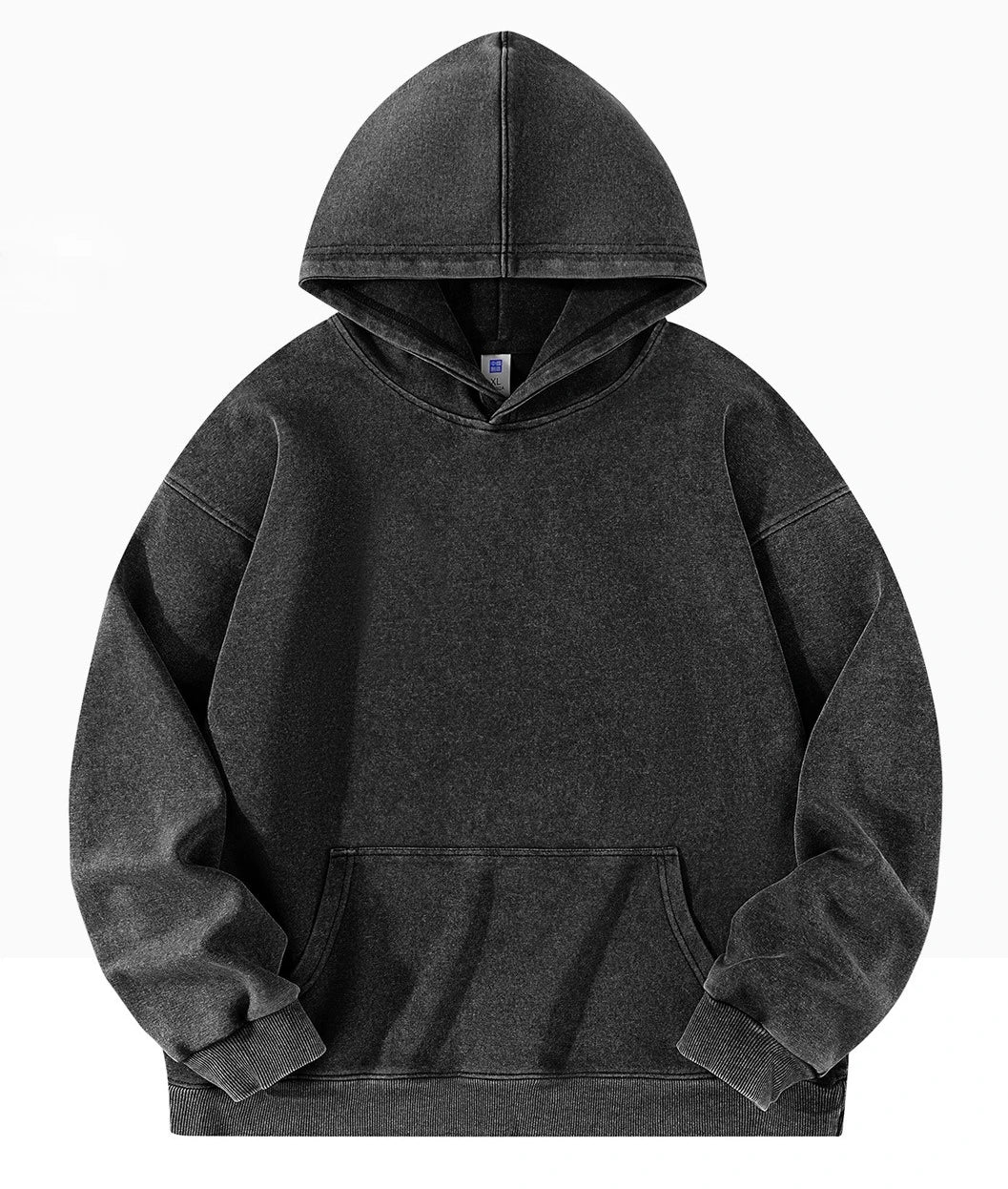 Customized Hoodie High Quality Street Retro Washed Mens Hooded Sweatshirt DIY Your Brand Design Personalized Team Clothing