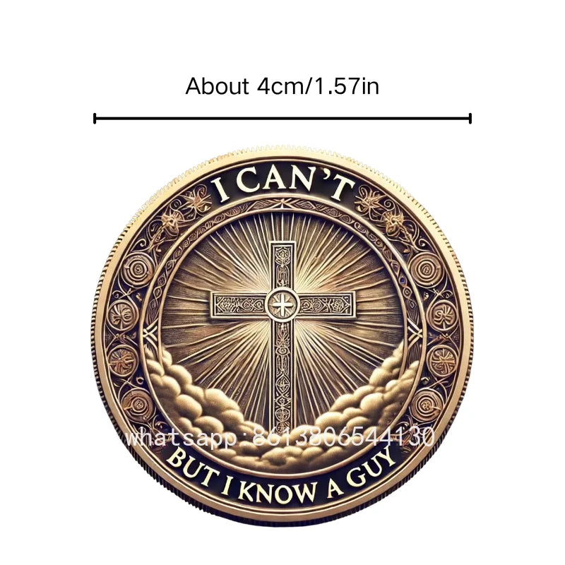 Hot Sale Christian Faith Challenge Gold/Siliver Coins Set Jesus Cross 2025 Limited Edition Collectible Gifts Believers Christmas