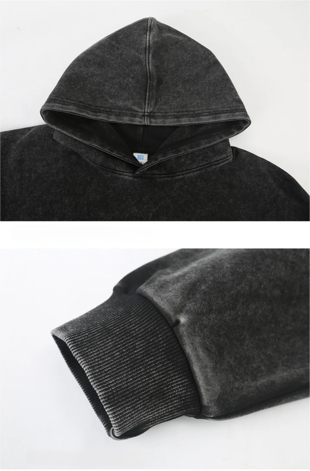 Customized Hoodie High Quality Street Retro Washed Mens Hooded Sweatshirt DIY Your Brand Design Personalized Team Clothing