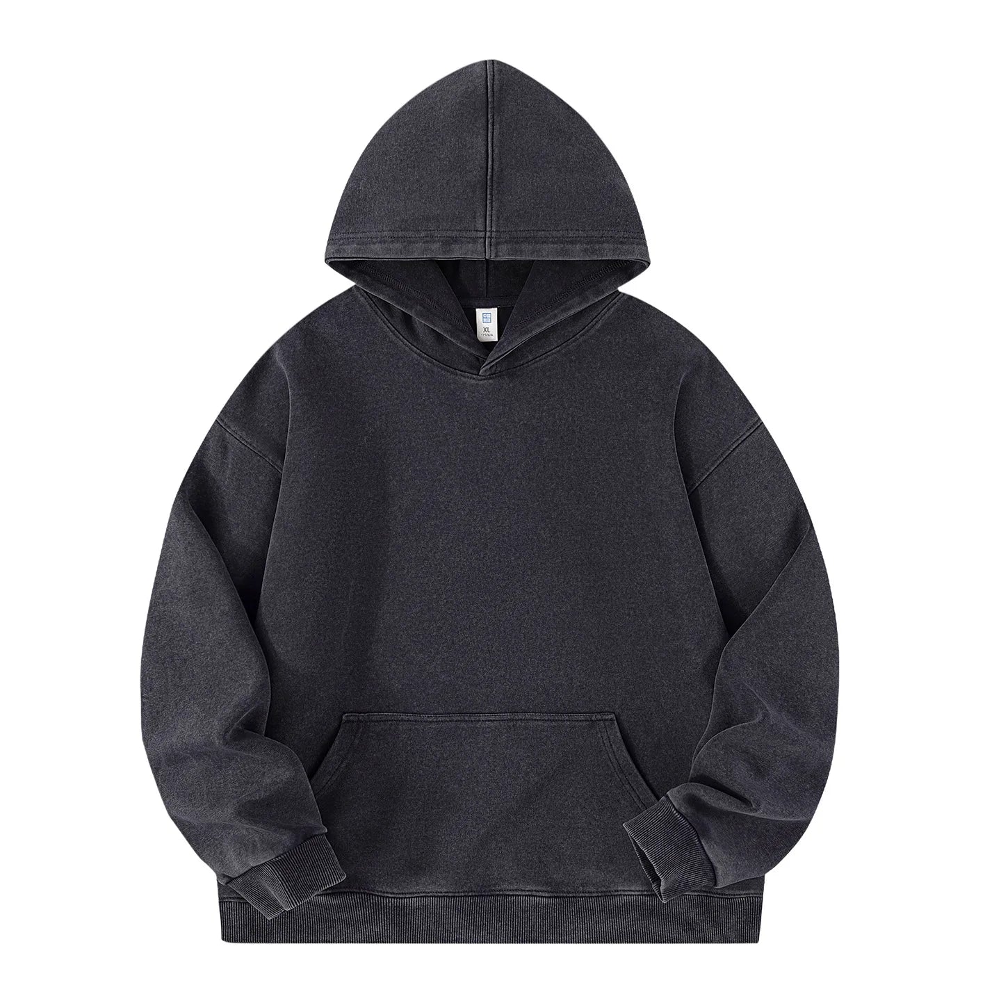 Customized Hoodie High Quality Street Retro Washed Mens Hooded Sweatshirt DIY Your Brand Design Personalized Team Clothing