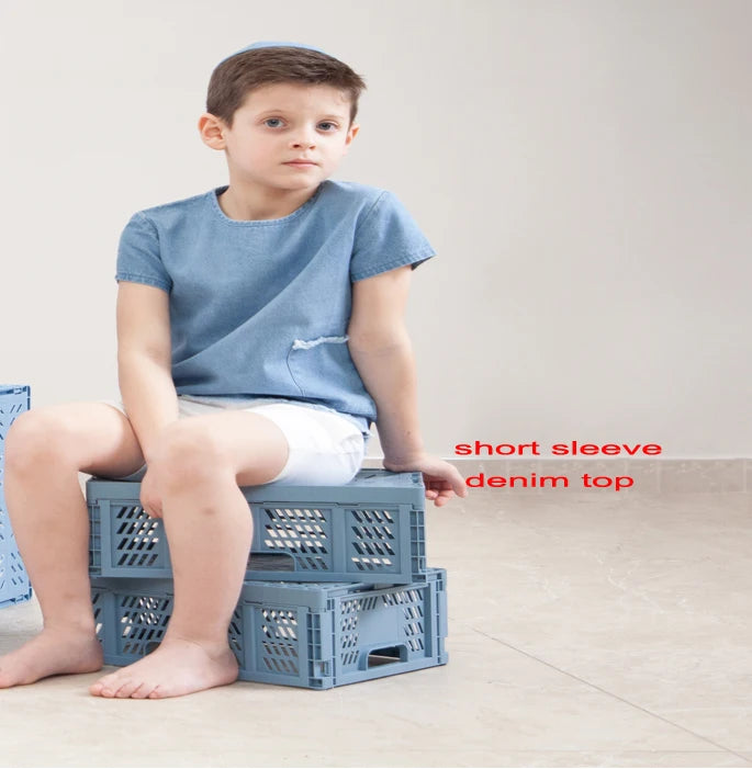 Kids Denim Clothes Casual Cotton Jeans for Boys Girls Toddler Kids Jeans Pants