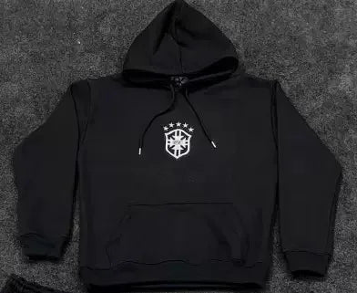 European-style fashion mix-and-match printed set American Gothic street style shield personality set Men's and women's hoodies