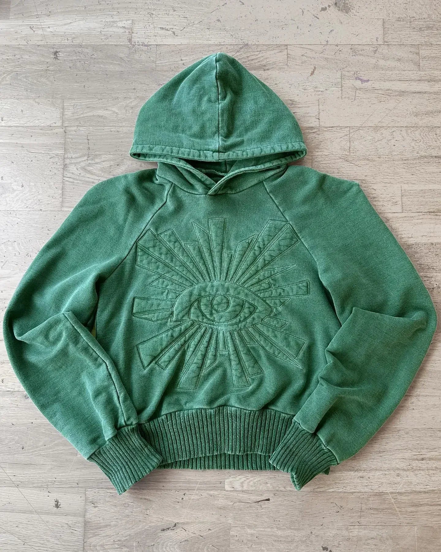 Streetwear Hoodie Y2K Hip Hop Retro Abstract Graphic Green Oversized Hoodie Sweatshirt Women Men Harajuku Gothic Pullover Hoodie