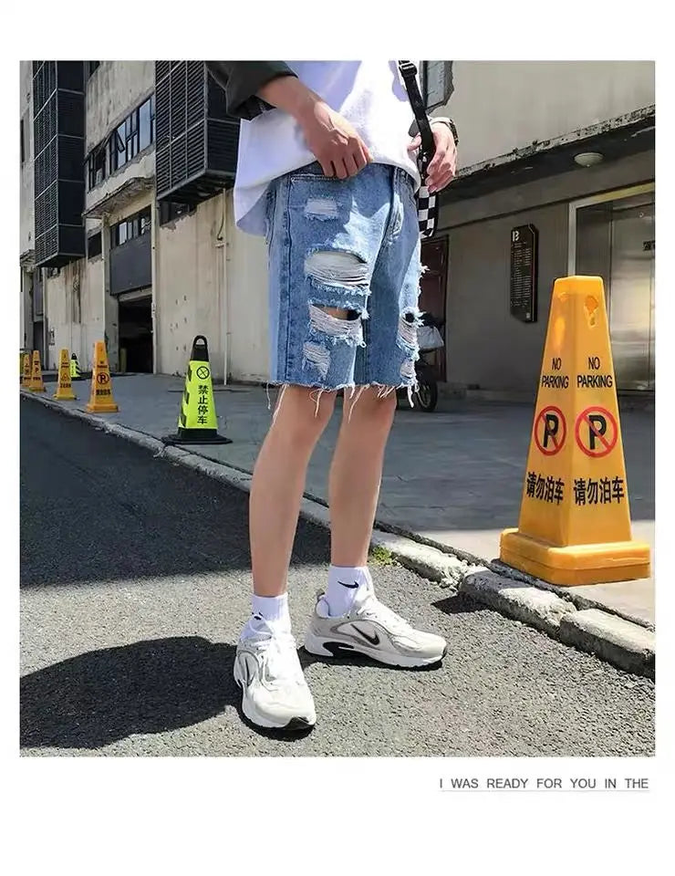 Men Pant Man Jeans High Waist Denim Pants Wide Leg Denim Clothing Blue Jeans Vintage Quality Fashion Straight Pants jeans