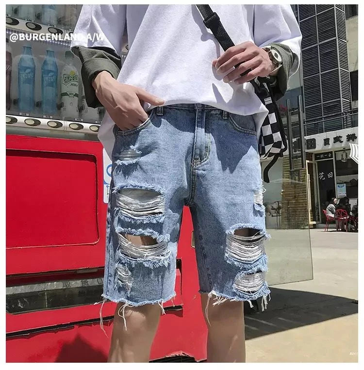 Men Pant Man Jeans High Waist Denim Pants Wide Leg Denim Clothing Blue Jeans Vintage Quality Fashion Straight Pants jeans