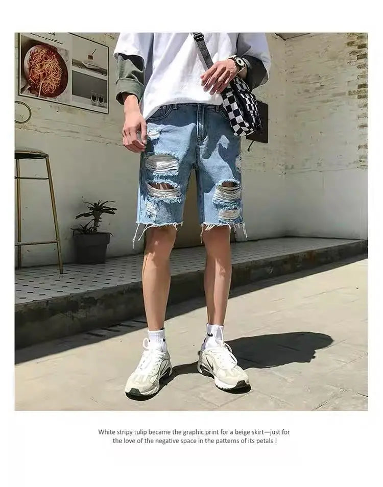 Men Pant Man Jeans High Waist Denim Pants Wide Leg Denim Clothing Blue Jeans Vintage Quality Fashion Straight Pants jeans