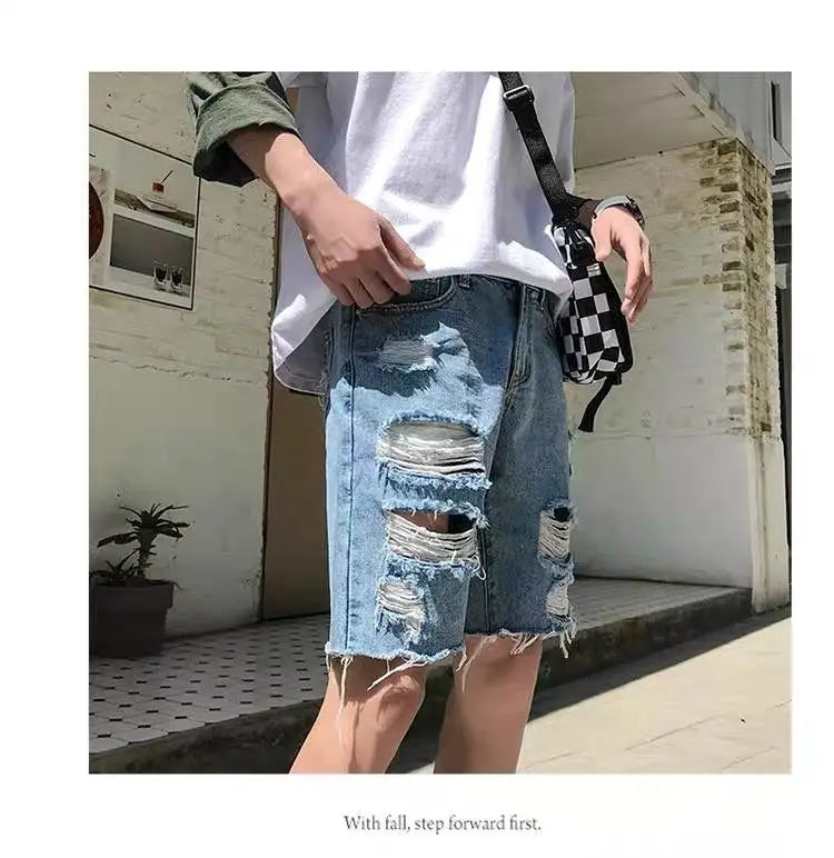 Men Pant Man Jeans High Waist Denim Pants Wide Leg Denim Clothing Blue Jeans Vintage Quality Fashion Straight Pants jeans