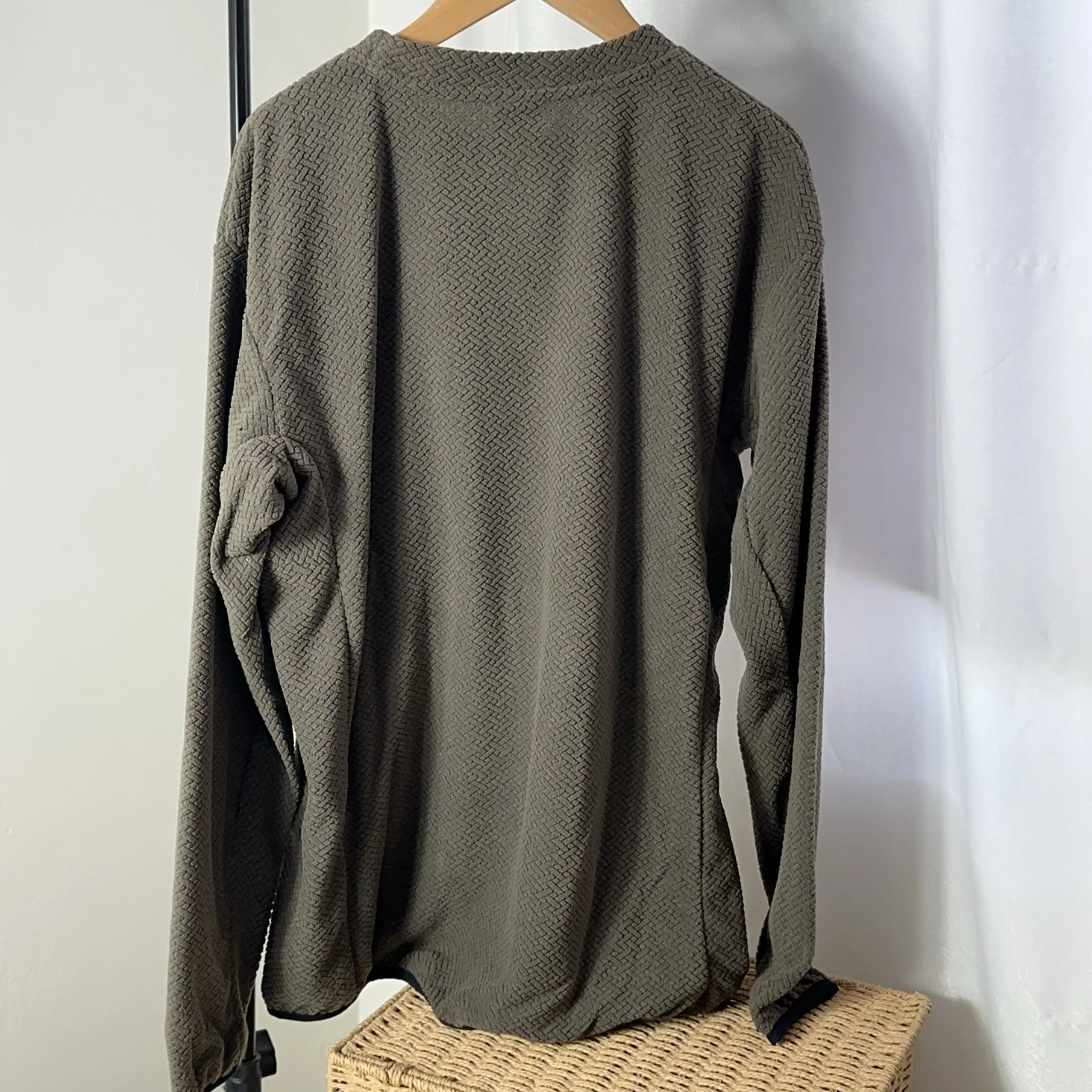 Original Men's Hoodie Sweatshirt Casual Leisure Top Polyester Fiber Warmth Youth Style round Neck with Chest Pocket Unisex