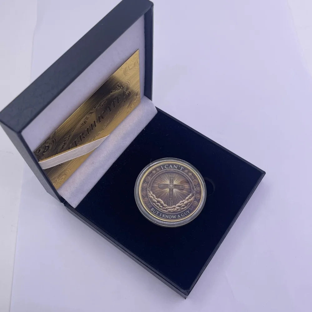 Hot Sale Christian Faith Challenge Gold/Siliver Coins Set Jesus Cross 2025 Limited Edition Collectible Gifts Believers Christmas