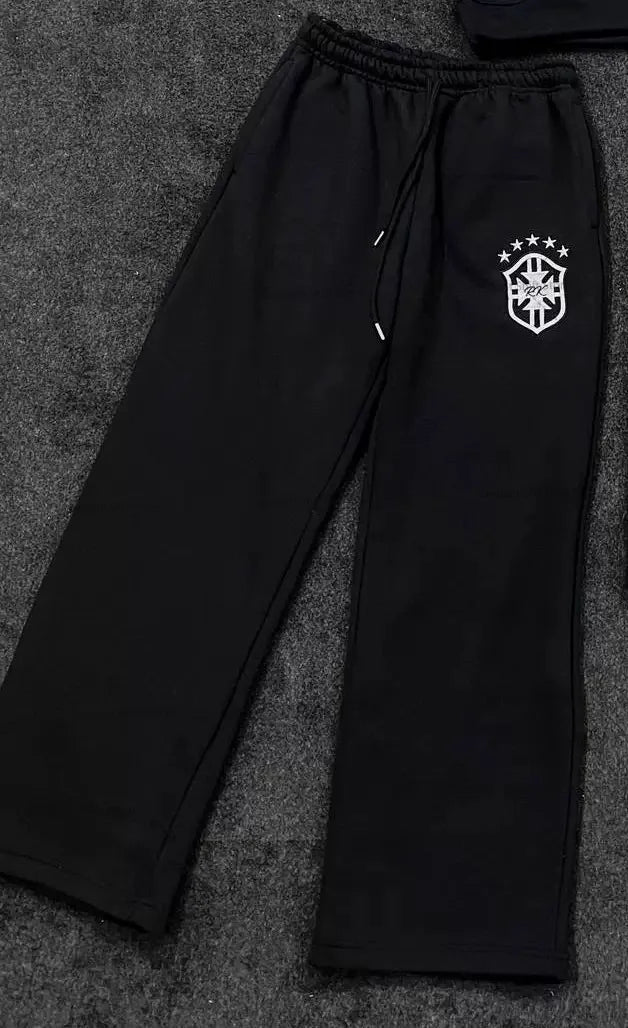 European-style fashion mix-and-match printed set American Gothic street style shield personality set Men's and women's hoodies