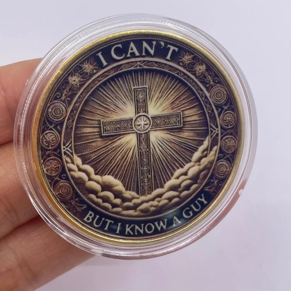 Hot Sale Christian Faith Challenge Gold/Siliver Coins Set Jesus Cross 2025 Limited Edition Collectible Gifts Believers Christmas