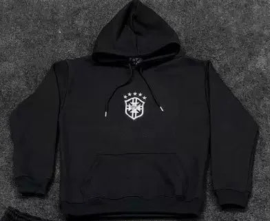European-style fashion mix-and-match printed set American Gothic street style shield personality set Men's and women's hoodies